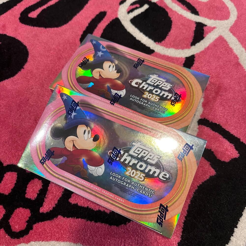 Topps Chrome Disney Hobby Box – Sealed – In Hand – Next Day Ship (x2)